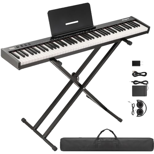 Digital Piano 88 Key Full Size Semi Weighted Electronic Keyboard Piano Set